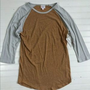 New Lularoe Randy Raglan Baseball Shirt Size Small